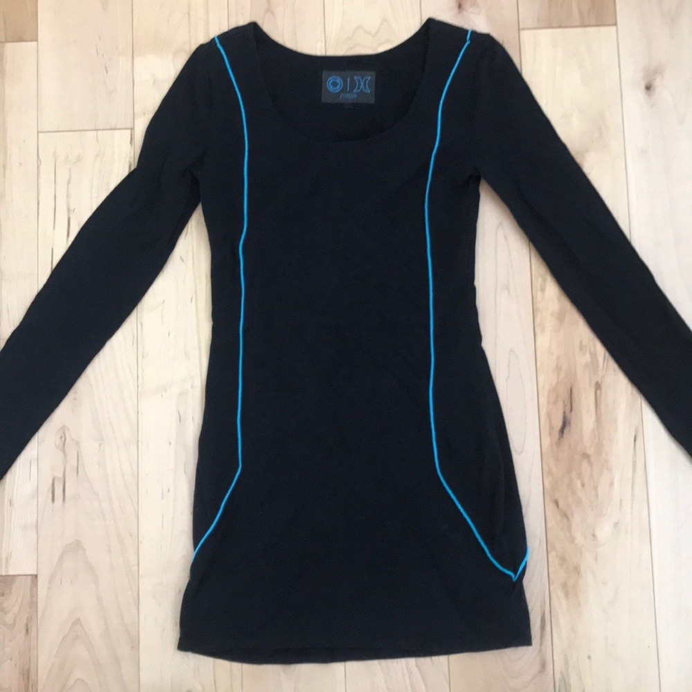Women's Long Sleeve Black Dress by Hurley